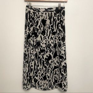 Free Press Animal Print Skirt